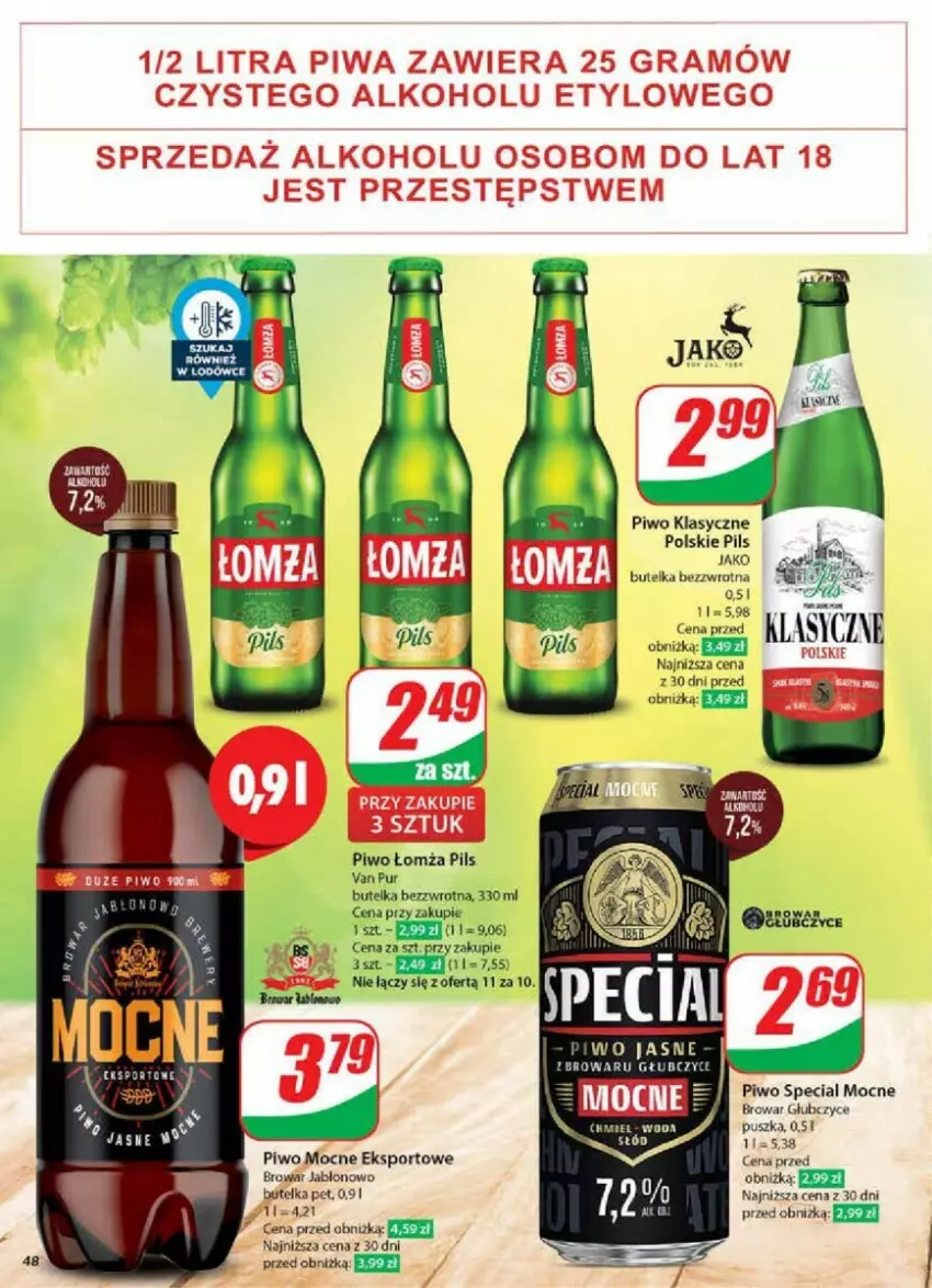 Gazetka promocyjna Dino - ważna 20.11 do 26.11.2024 - strona 43 - produkty: Piwo, Por, Pur, Sport, Woda