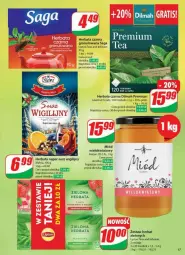 Gazetka promocyjna Dino - Gazetka - ważna od 26.11 do 26.11.2024 - strona 9 - produkty: Gra, Saga, Dilmah, Herbata czarna, Fusion, Lipton, Miód, Herbata