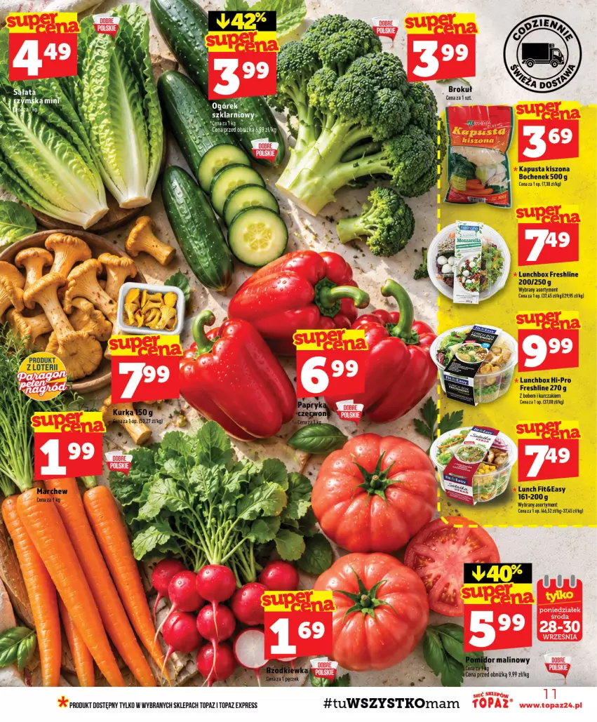 Gazetka promocyjna Topaz - Gazetka - ważna 24.09 do 30.09.2026 - strona 11 - produkty: Top