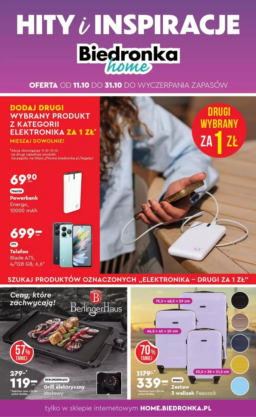 Gazetka promocyjna Biedronka - Home - ważna 11.10 do 31.10.2025 - strona 1 - produkty: Acer, Fa
