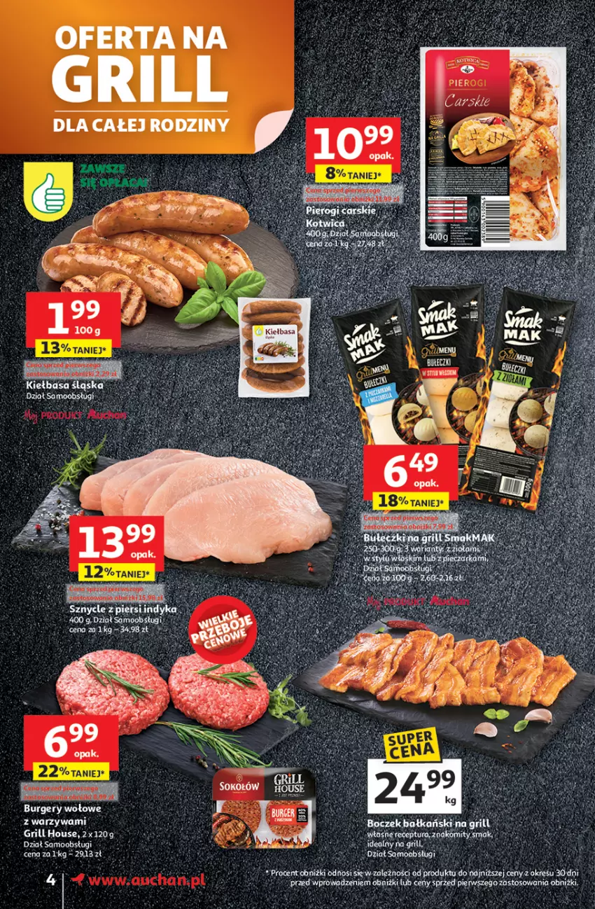 Gazetka promocyjna Auchan - LATO FIRST MINUTE Supermarket - ważna 05.06 do 11.06.2025 - strona 6 - produkty: Dres, Grill, Sok, Tago, Warzywa