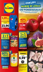Gazetka promocyjna Lidl - GAZETKA - Gazetka - ważna od 04.10 do 04.10.2023 - strona 1 - produkty: Kurczak, Gra, Pepsi, Miód, Figi, Olej, Jabłka
