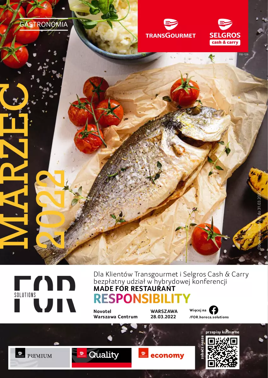 Gazetka promocyjna Selgros - Oferta gastronomiczna - ważna 01.02 do 28.02.2022 - strona 1 - produkty: LG, Rum, Tran