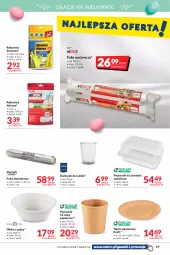 Gazetka promocyjna Makro - [Oferta promocyjna] Artykuły spożywcze i przemysłowe - Gazetka - ważna od 18.04 do 18.04.2022 - strona 19 - produkty: Papier, Pojemnik, Talerz, Rękawice, Talerz papierowy, Kieliszek, Miska, Folia aluminiowa