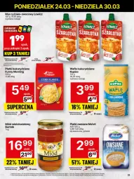 Gazetka promocyjna Delikatesy Centrum - NOWA GAZETKA Delikatesy Centrum od 24 marca! 24-30.03.2025 - Gazetka - ważna od 30.03 do 30.03.2025 - strona 31 - produkty: Piec, Corn flakes, Ryż, Rum, Mus, Kupiec, Wafle, Melvit, Płatki owsiane, Miód