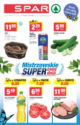 Gazetka promocyjna Spar - Eurospar - Gazetka - ważna od 11.05 do 11.05.2021 - strona 1 - produkty: Kujawski, Gry, Ogórek, Lody, Schab wieprzowy, Olej, Pomidor malinowy, Mleko
