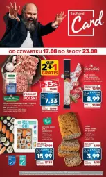 Gazetka promocyjna Kaufland - Gazetka - ważna od 27.08 do 27.08.2023 - strona 15 - produkty: Mięso mielone, Sos, Pur, Salami, Kask, LANA, Sushi, Kasia, Mięso