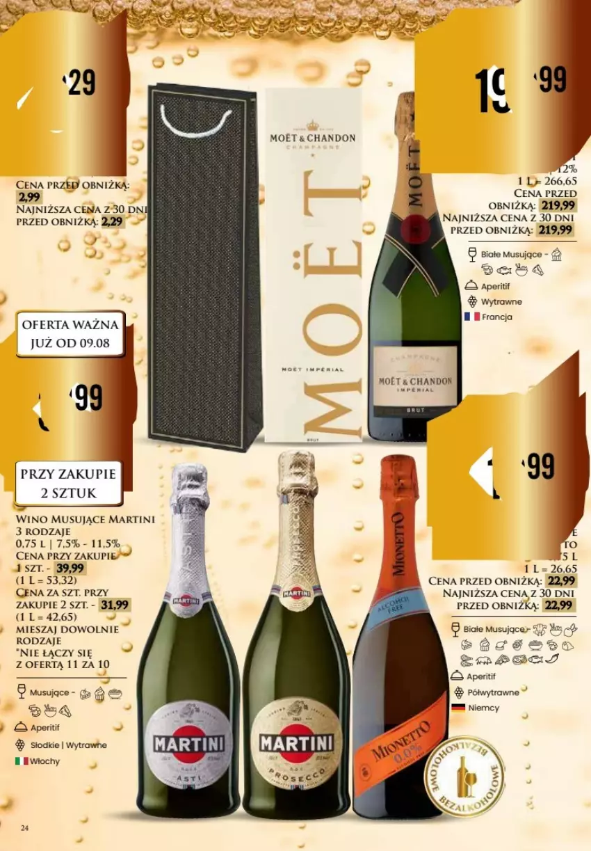 Gazetka promocyjna Dino - ważna 12.08 do 17.08.2024 - strona 17 - produkty: Martini, Mus, Wino, Wino musujące