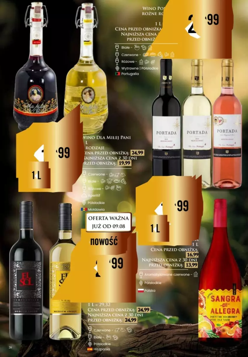 Gazetka promocyjna Dino - ważna 12.08 do 17.08.2024 - strona 19 - produkty: Por, Wino