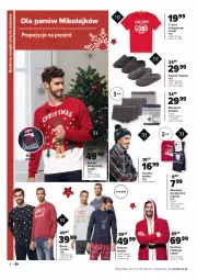 Gazetka promocyjna Carrefour - Gazetka Modne prezenty na mikołajki - Gazetka - ważna od 12.12 do 12.12.2021 - strona 4 - produkty: Sweter, Ser, Kapcie, Kostium, Karp, Czapka, T-shirt, Bluza, Bokserki, Piżama