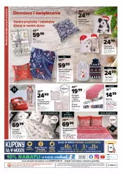 Gazetka promocyjna Carrefour - Gazetka Modne prezenty na mikołajki - Gazetka - ważna od 12.12 do 12.12.2021 - strona 6 - produkty: Koc, Pościel, Stół, Poduszka dekoracyjna, O nas, Poszewka, Ręcznik, Bieżnik, Komplet pościeli, Poduszka, Podkład