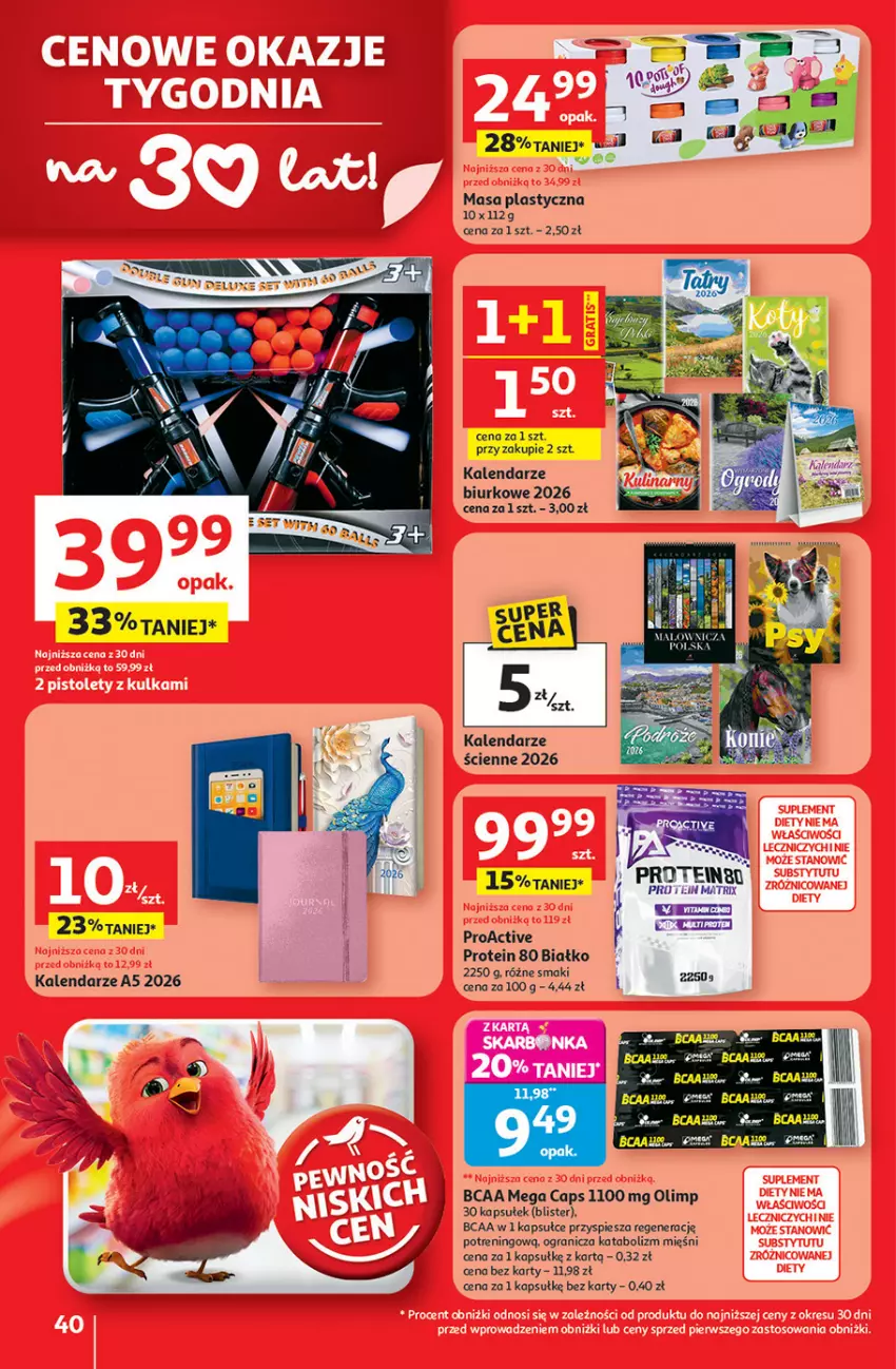Gazetka promocyjna Auchan - 30 Lat Hipermarket - ważna 08.01 do 14.01.2026 - strona 40 - produkty: Biurko, Gra, Kalendarz