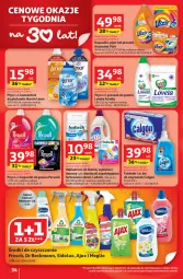 Gazetka promocyjna Auchan - 30 Lat Hipermarket - Gazetka - ważna od 14.01 do 14.01.2026 - strona 34 - produkty: Ludwik, Frosch, Ajax, Lovela, Tablet, Proszek do prania, LANA, Odplamiacz, Vizir, Chusteczki, Calgon, Perwoll, Sidolux, Kapsułki do prania, Lenor, LG, HP, Fa