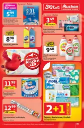 Gazetka promocyjna Auchan - 30 Lat Hipermarket - Gazetka - ważna od 14.01 do 14.01.2026 - strona 35 - produkty: Domestos, Jan Niezbędny, Sól, Do mycia naczyń, Papier, Ręcznik kuchenny, Płyn do mycia naczyń, Papier toaletowy, Ręcznik, Płyn do wc, Foxy, Fairy, Płyn do mycia, Zmywarki, Folia aluminiowa, Fa
