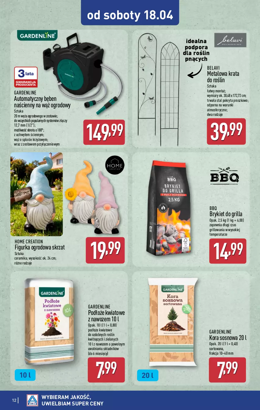 Gazetka promocyjna Aldi - Artykuły przemysłowe i tekstylia - ważna 15.04 do 18.04.2026 - strona 12 - produkty: Grill, Por, Skrzat, Sok, Sos
