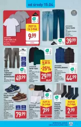 Gazetka promocyjna Aldi - Artykuły przemysłowe i tekstylia - Gazetka - ważna od 18.04 do 18.04.2026 - strona 3 - produkty: Sweter, Top, Sok, Ser, Buty, Karp, T-shirt, Kamizelka, Wełna, Spodnie, Bokserki, Fa