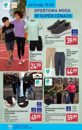 Gazetka promocyjna Aldi - Artykuły przemysłowe i tekstylia - Gazetka - ważna od 18.04 do 18.04.2026 - strona 4 - produkty: Por, Buty, Kurtka, Rower, Sport, Moda, Dzieci, Spodnie