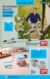 Gazetka promocyjna Aldi - Artykuły przemysłowe i tekstylia - Gazetka - ważna od 18.04 do 18.04.2026 - strona 8 - produkty: Teleskop, Ser, Rozdrabniacz, Sekator, Pojemnik, Mikser, Mieszadło
