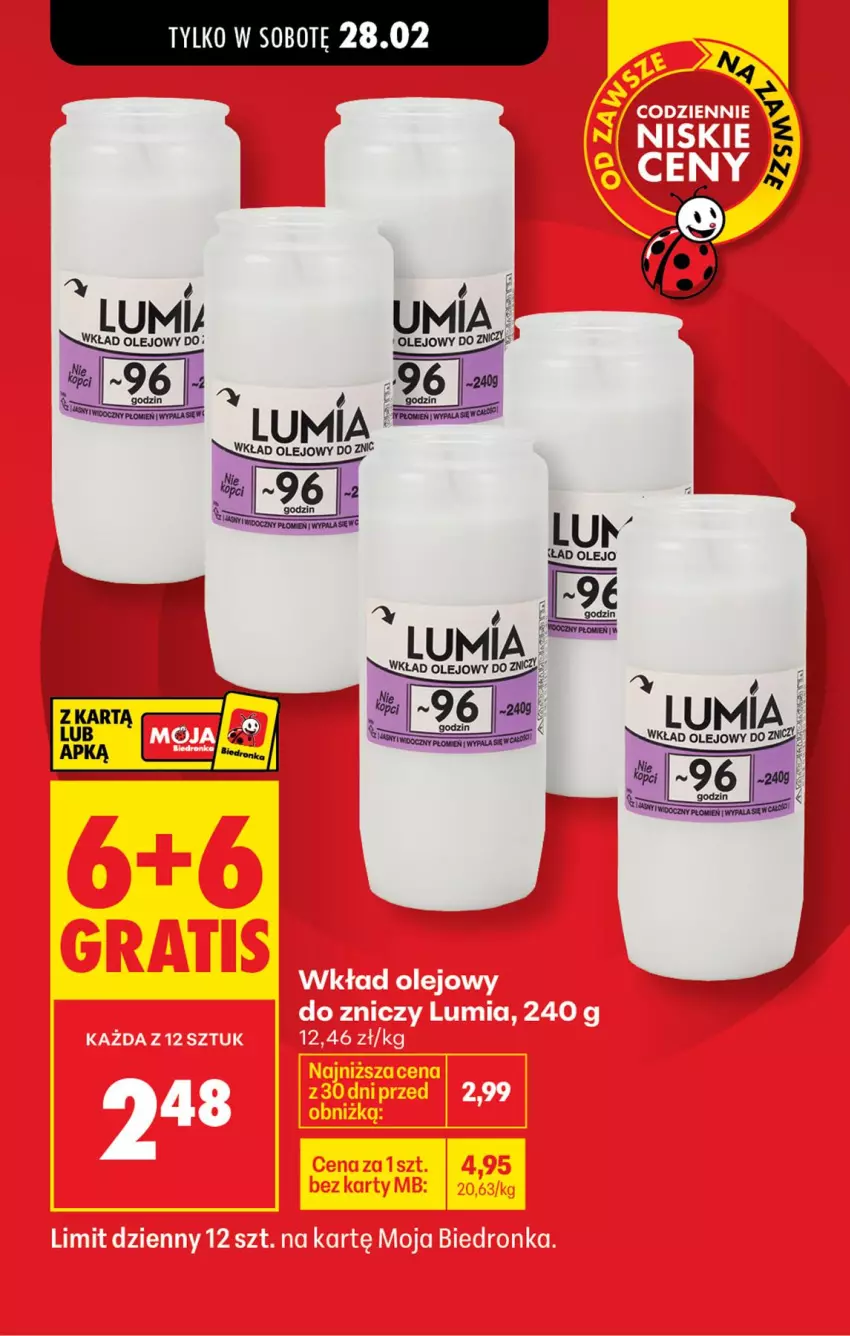 Gazetka promocyjna Biedronka - Tani Weekend - ważna 27.02 do 28.02.2026 - strona 14 - produkty: Olej, Wkład olejowy, Znicz