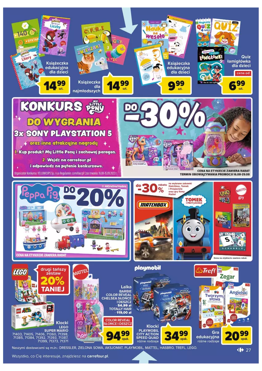 Gazetka promocyjna Carrefour - Gazetka Carrefour - ważna 16.08 do 28.08.2022 - strona 27 - produkty: Gry, PlayStation