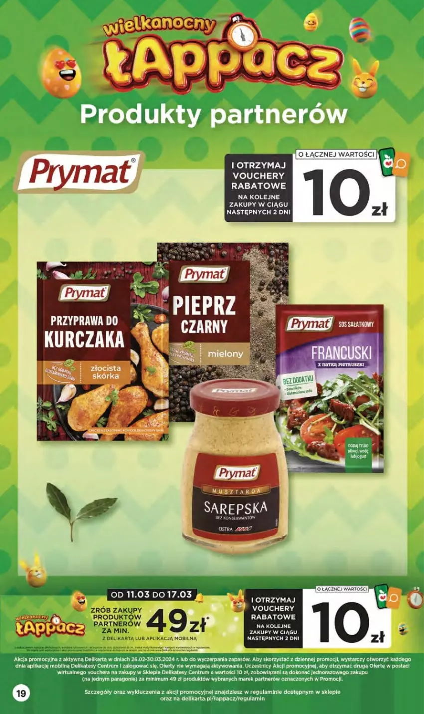 Gazetka promocyjna Delikatesy Centrum - NOWA GAZETKA Delikatesy Centrum od 14 marca! 14-20.03.2024 - ważna 14.03 do 20.03.2024 - strona 19 - produkty: Fa, Kurczak, Mobil, Olej, Prymat, Ser