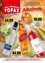 Gazetka promocyjna Topaz - Gazetka - Gazetka - ważna od 31.10 do 31.10.2024 - strona 1 - produkty: Winiarnia Zamojska, Top, Johnnie Walker, Whisky, Wino, Gres