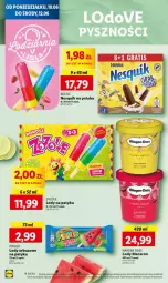 Gazetka promocyjna Lidl - GAZETKA - Gazetka - ważna od 12.06 do 12.06.2024 - strona 44 - produkty: Nesquik, Lody, Arbuz