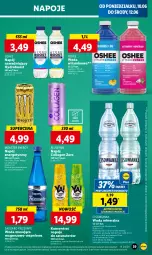 Gazetka promocyjna Lidl - GAZETKA - Gazetka - ważna od 12.06 do 12.06.2024 - strona 47 - produkty: Mus, Napój energetyczny, Napoje, Limonka, Oshee, Woda mineralna, Woda, Mango, Napój, Cisowianka, Magnez, Grejpfrut