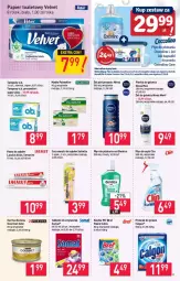 Gazetka promocyjna Stokrotka - Market - Gazetka - ważna od 06.10 do 06.10.2021 - strona 11 - produkty: Nivea Men, Coccolino, Palmolive, Papier, Bref, Tablet, Clin, Pasta do zębów, Pianka do golenia, Tampony, Papier toaletowy, Velvet, Lion, Lacalut, Płyn do płukania, Mydło, Płyn do szyb, O.B., Nivea, Fa