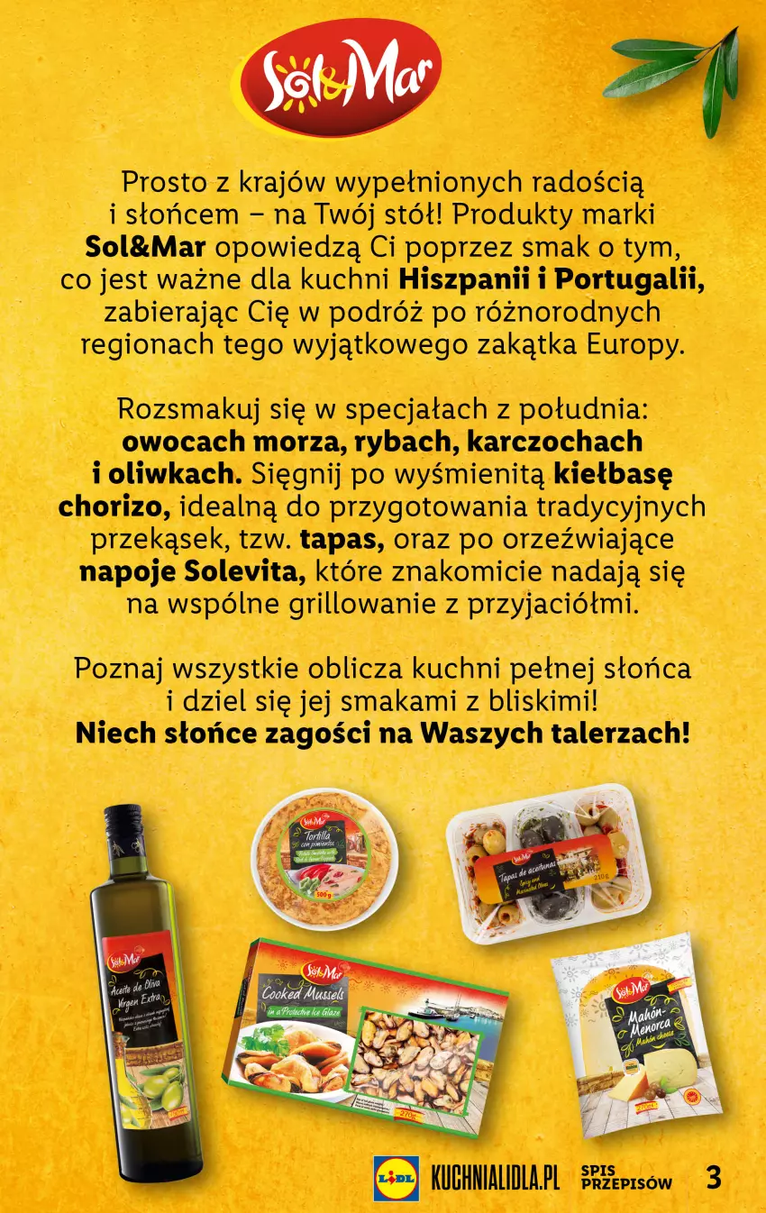 Gazetka promocyjna Lidl - KATALOG SOL&MAR - ważna 24.04 do 30.04.2023 - strona 3 - produkty: Grill, Napoje, Por, Ryba, Stół, Talerz