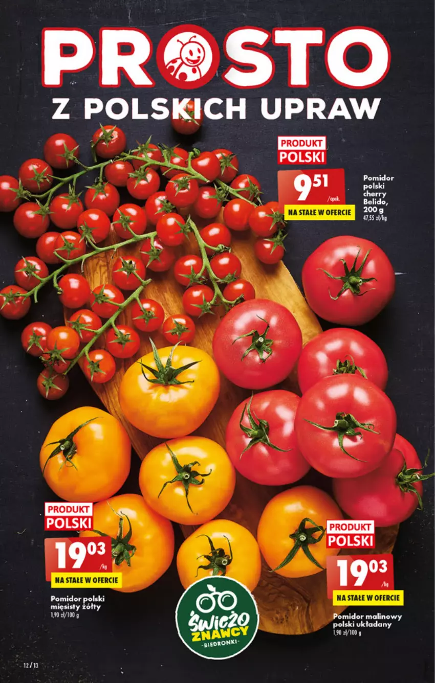 Gazetka promocyjna Biedronka - W tym tygodniu - ważna 10.03 do 16.03.2022 - strona 12 - produkty: Fa, Pomidor malinowy