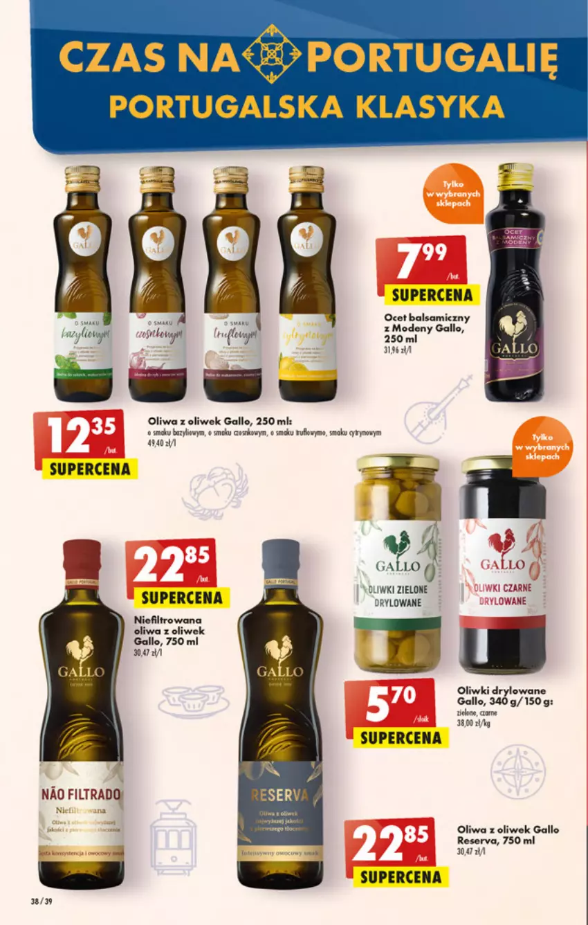 Gazetka promocyjna Biedronka - W tym tygodniu - ważna 10.03 do 16.03.2022 - strona 38 - produkty: Cytryny, Ocet, Ocet balsamiczny, Oliwa z oliwek, Oliwki, Oliwki zielone, Por, Ser