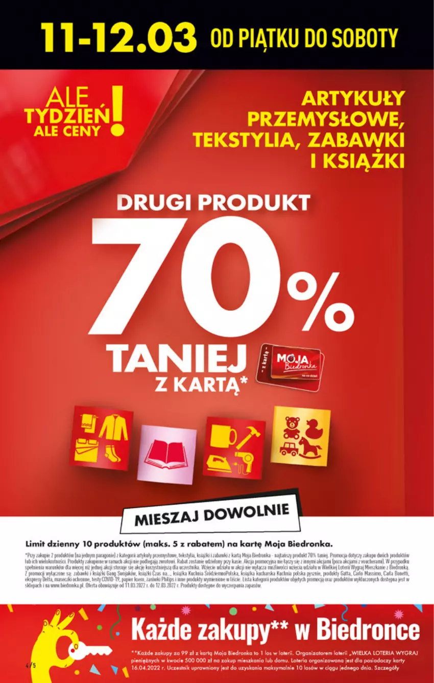 Gazetka promocyjna Biedronka - W tym tygodniu - ważna 10.03 do 16.03.2022 - strona 4 - produkty: Gra