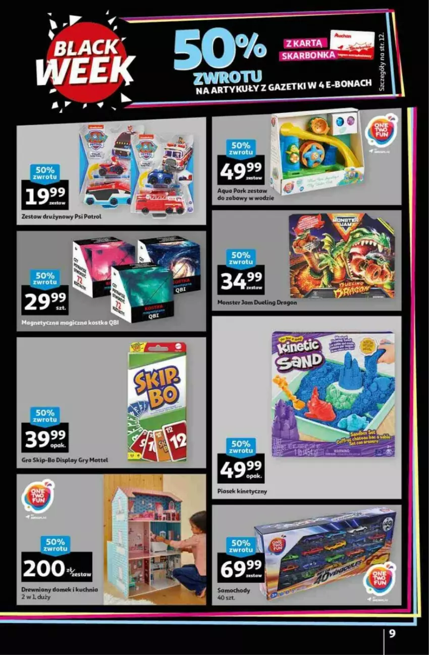 Gazetka promocyjna Auchan - ważna 20.11 do 27.11.2023 - strona 12 - produkty: Gra, Gry, Kuchnia, Mattel, Piasek kinetyczny