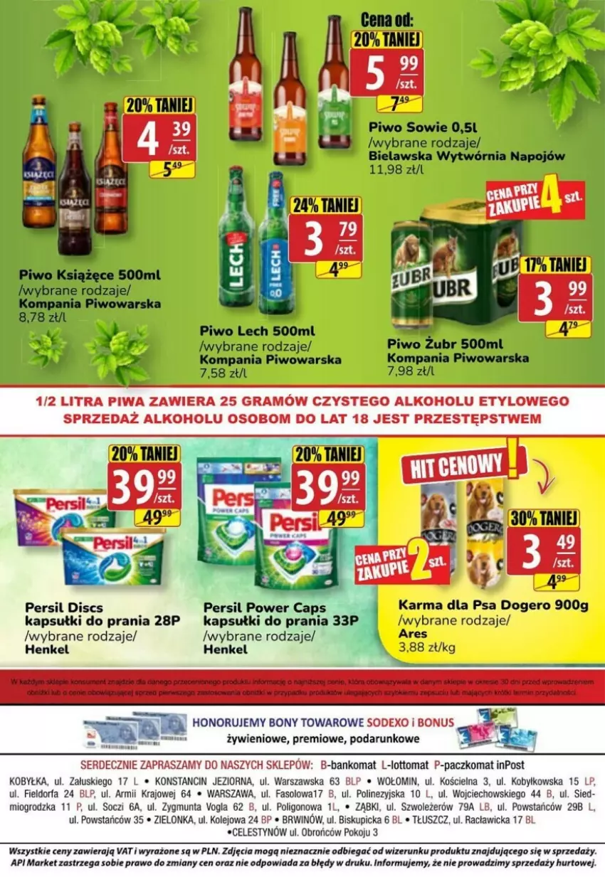 Gazetka promocyjna Gram market - ważna 02.11 do 07.11.2023 - strona 8 - produkty: Fa, Gra, Kapsułki do prania, Książęce, O nas, Olej, Persil, Piwa, Piwo, Ser