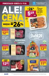 Gazetka promocyjna Aldi - Gazetka - ważna od 19.06 do 19.06.2021 - strona 4 - produkty: Kurczak, Kęski piwne, Mięsne specjały, Lodówka, Tera, Szynka, Polędwiczki z kurczaka, Morliny, Mięso, Fa