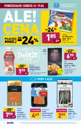 Gazetka promocyjna Aldi - Gazetka - ważna od 19.06 do 19.06.2021 - strona 6 - produkty: Mozzarella, Ser, Ryba, Lodówka, Tera, Szprot, Napój mleczny, Grill, Napój
