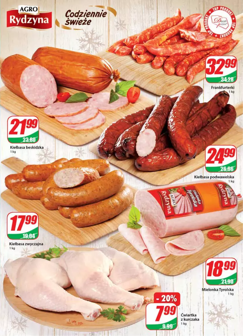 Gazetka promocyjna Dino - Gazetka - ważna 14.12 do 20.12.2022 - strona 13 - produkty: Kiełbasa, Kiełbasa podwawelska, Wawel