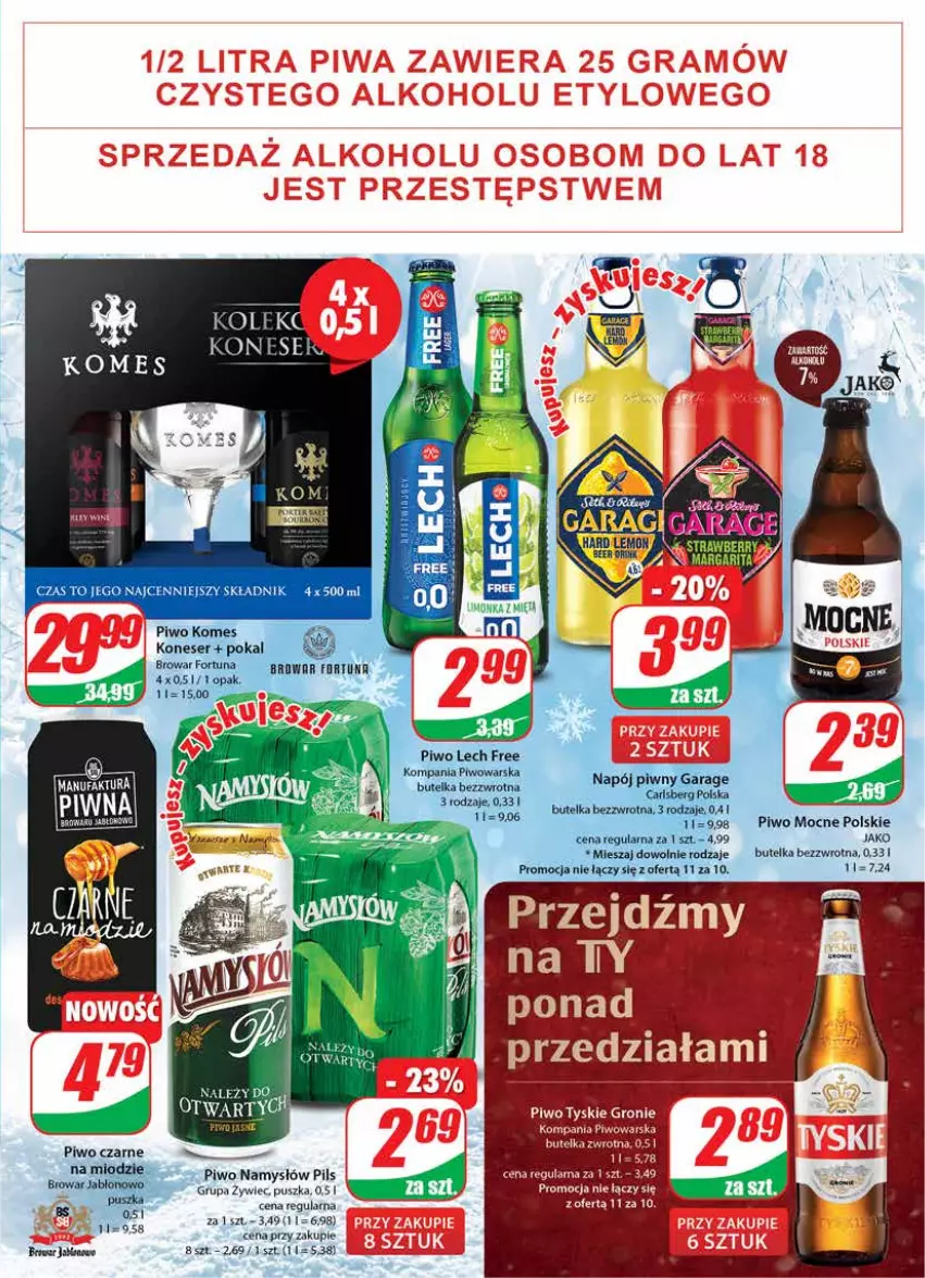 Gazetka promocyjna Dino - Gazetka - ważna 14.12 do 20.12.2022 - strona 19 - produkty: Namysłów, Piwo, Sezam