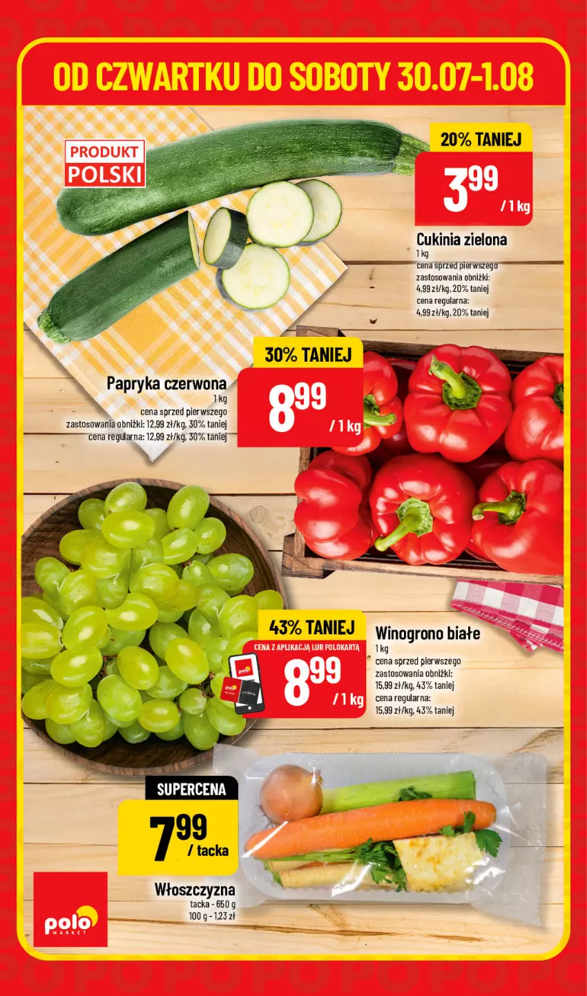 Gazetka promocyjna PoloMarket - Superhity od 30.07 - ważna 30.07 do 01.08.2026 - strona 2 - produkty: Papryka, Papryka czerwona, Wino