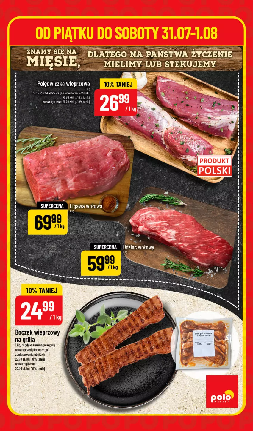Gazetka promocyjna PoloMarket - Superhity od 30.07 - ważna 30.07 do 01.08.2026 - strona 3 - produkty: Polędwiczka wieprzowa, Por, Stek