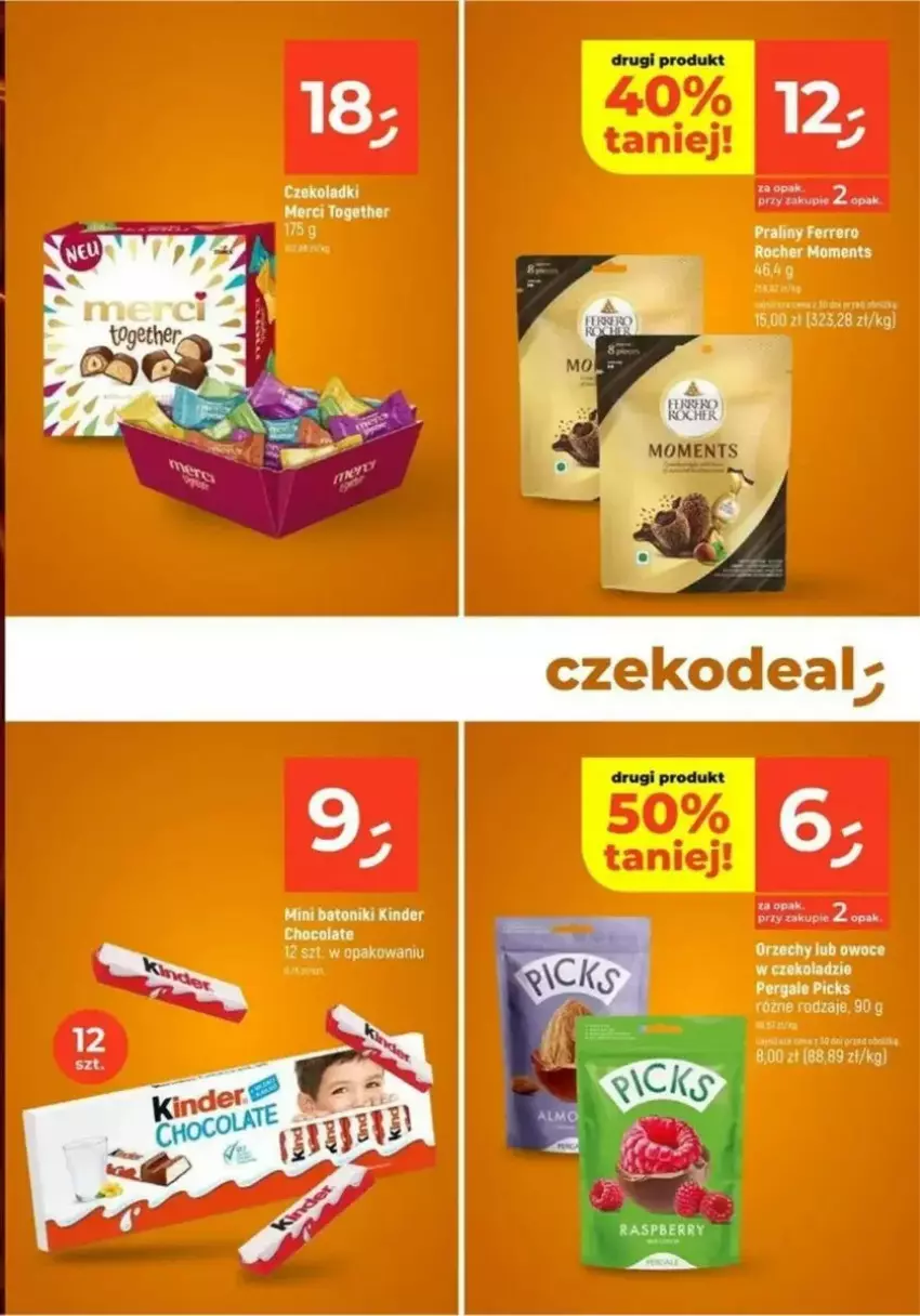 Gazetka promocyjna Dealz - ważna 20.02 do 26.02.2025 - strona 32 - produkty: Baton, Ferrero, Kinder, Merci, Owoce, Praliny, Tonik