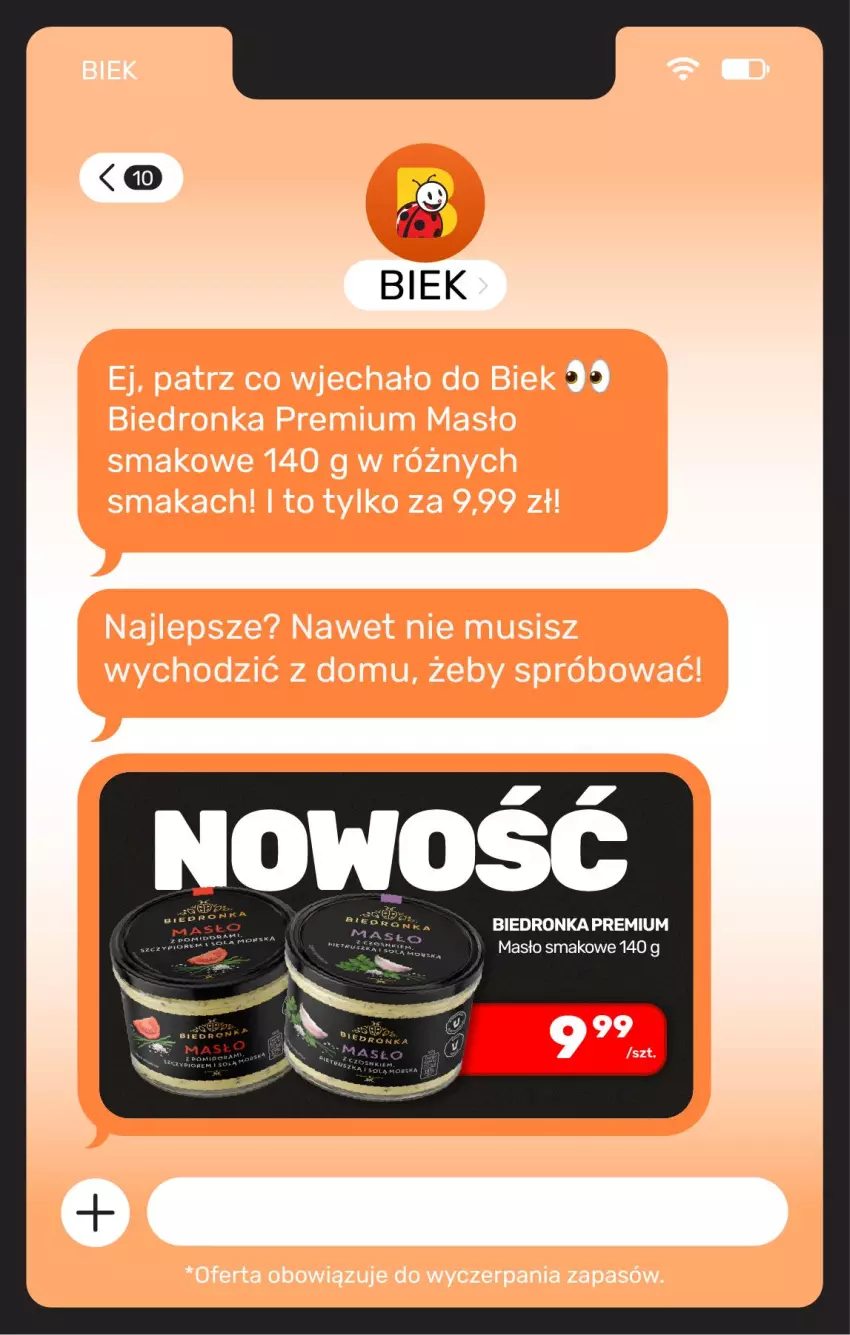 Gazetka promocyjna Biedronka - BIEK - ważna 13.08 do 20.08.2026 - strona 21 - produkty: Masło
