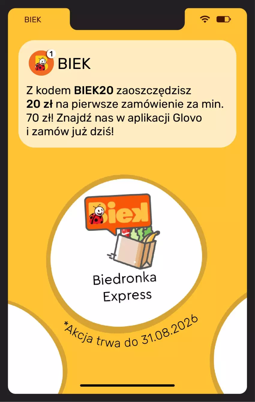 Gazetka promocyjna Biedronka - BIEK - ważna 13.08 do 20.08.2026 - strona 22 - produkty: K2