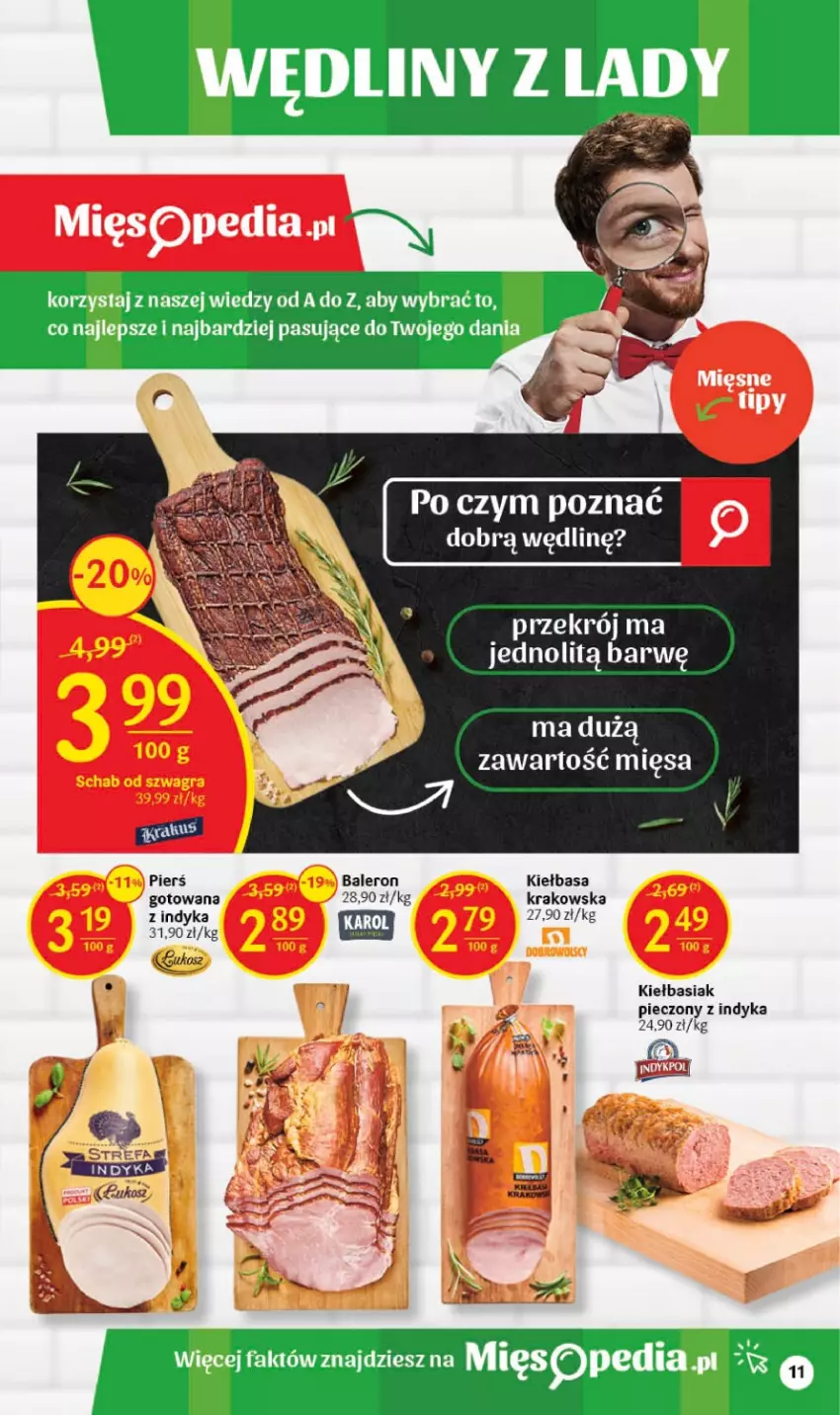 Gazetka promocyjna Delikatesy Centrum - Gazetka DC24-23 - ważna 22.06 do 28.06.2023 - strona 11 - produkty: Basia, Fa, Gra, Kiełbasa, Kiełbasa krakowska, Kosz, Piec