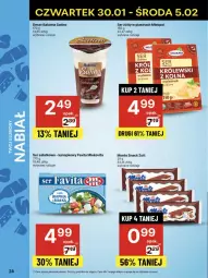 Gazetka promocyjna Delikatesy Centrum - NOWA GAZETKA Delikatesy Centrum od 30 stycznia! 30.01-5.02.2025 - Gazetka - ważna od 05.02 do 05.02.2025 - strona 24 - produkty: Ser, Favita, Zott, Sati, Sałat, Bakoma, Deser, Monte, Fa