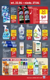 Gazetka promocyjna Aldi - Pełna oferta - Gazetka - ważna od 27.04 do 27.04.2025 - strona 21 - produkty: Piec, Domestos, Gra, Zawieszka do wc, Worki na śmieci, Tarczyński, Płyn do płukania, Worki na śmiec, Woda niegazowana, Kabanos, Płyn do mycia, Sidolux, Ariel, Woda