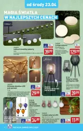 Gazetka promocyjna Aldi - Pełna oferta - Gazetka - ważna od 27.04 do 27.04.2025 - strona 24 - produkty: Gra, Bursztyn, Parasol, Girlanda, Silan, Lampa podłogowa, Haczyk, Lampa, Akumulator