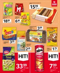 Gazetka promocyjna Selgros - Oferta spożywcza - Gazetka - ważna od 19.04 do 19.04.2023 - strona 17 - produkty: Pistacje, Ciastka, Ryż, Lajkonik, Gry, Cukier, Chrupki, Wafle, Sonko, Pringles, Felix, Chleb, Cukierki, Fa