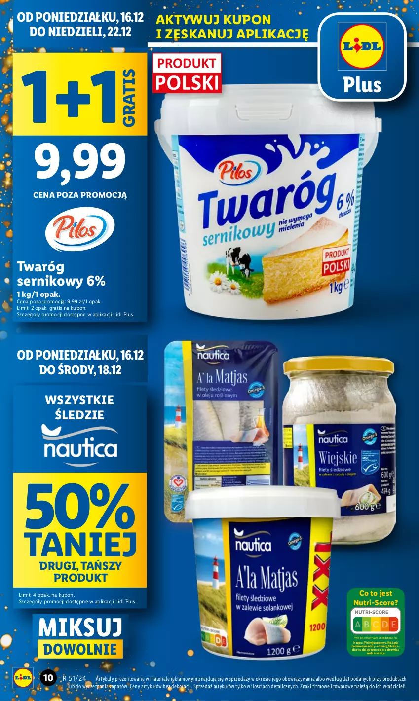 Gazetka promocyjna Lidl - GAZETKA - ważna 16.12 do 18.12.2024 - strona 10 - produkty: Gra, Ser, Twaróg, Wazon